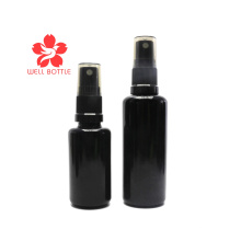 in stock cosmetic perfume uv black glass spray bottle for cosmetic oil VB-28B